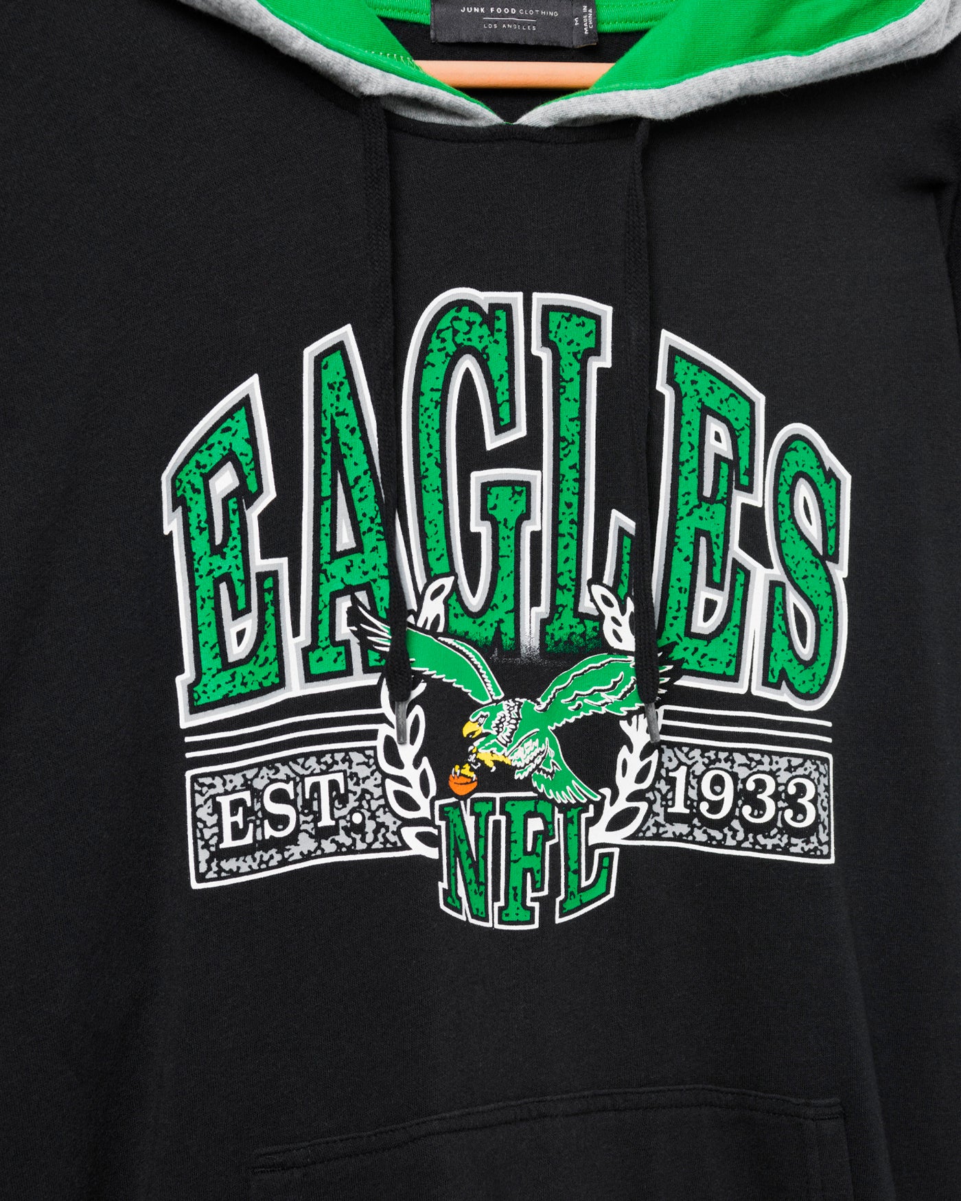 Philadelphia Eagles Tri Color Block Hoodie – Junk Food Clothing