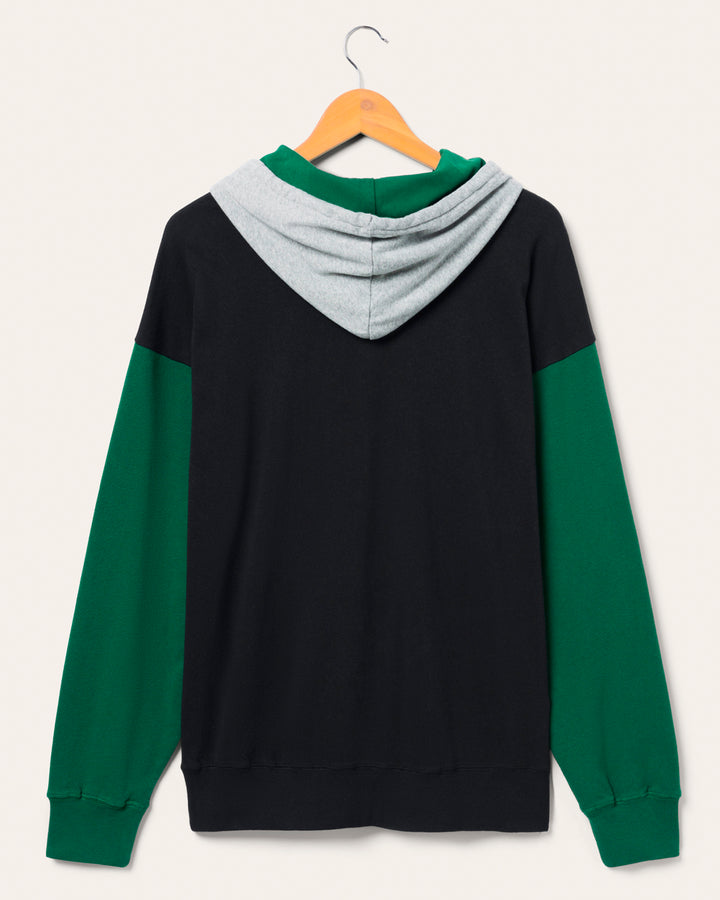 Green Bay Packers Tri Color Block Hoodie