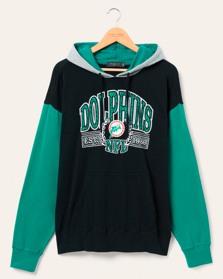 Miami Dolphins Tri Color Block Hoodie