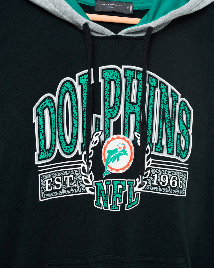 Miami Dolphins Tri Color Block Hoodie