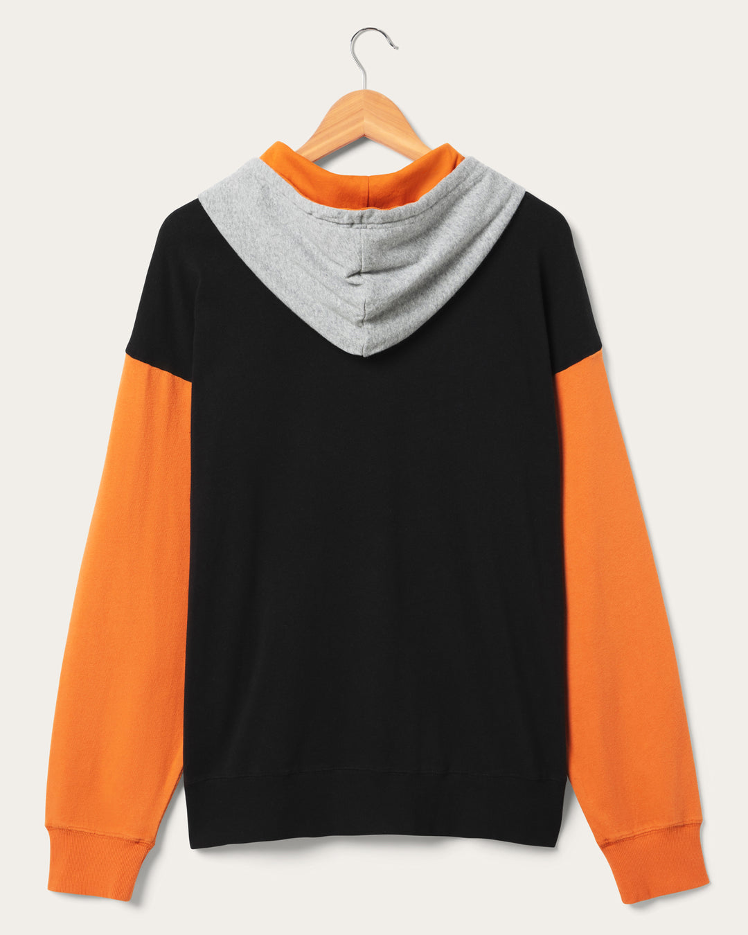 Junk Food Clothing Cleveland Browns Tri Color Block Hoodie in Midnight/Orange/Heather Grey Size XS Junk Food Clothing Cleveland Browns Tri Color Block Hoodie in Midnight/Orange/Heather Grey Size XS