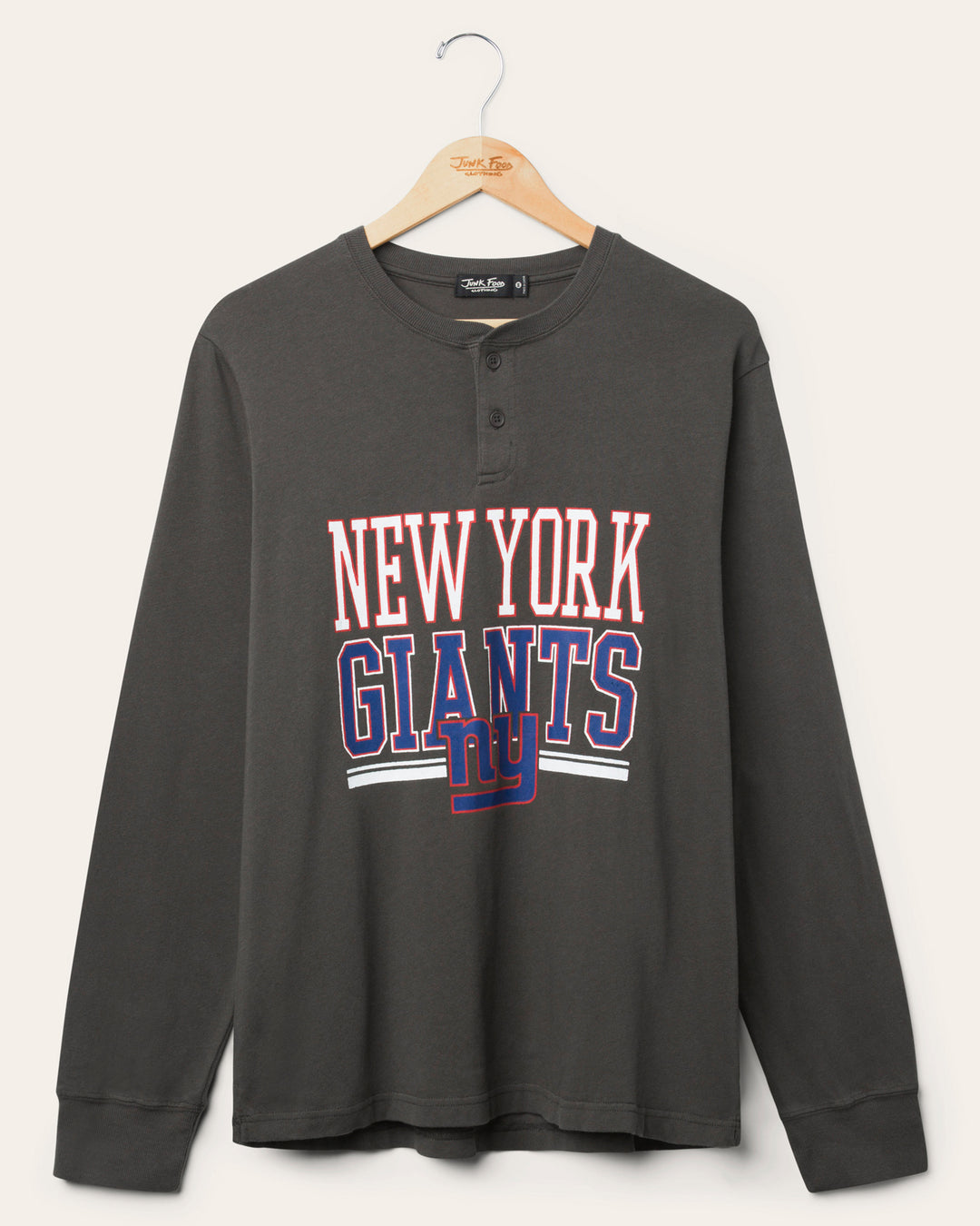 New York Giants Long Sleeve Henley