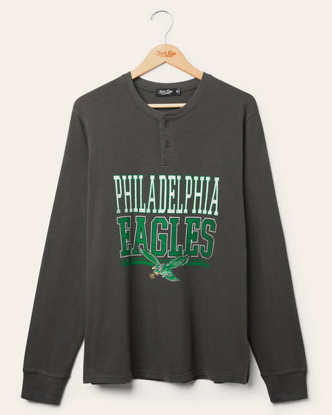 シャツ NFL EAGLES game shirts Philadelphia Eagles Long Sleeve Henley – Junk Food Clothing