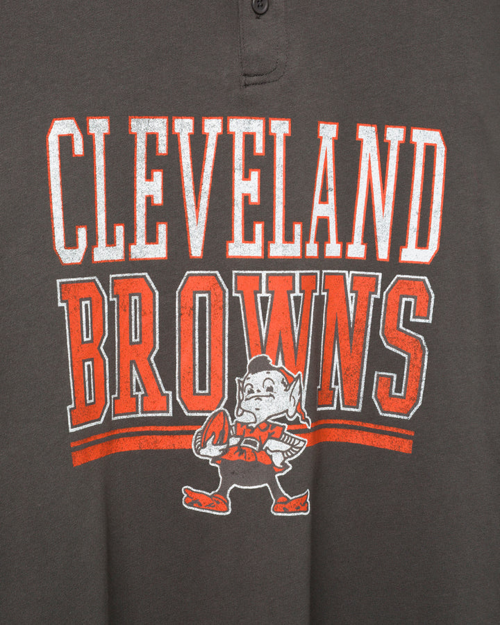 Cleveland Browns Long Sleeve Henley