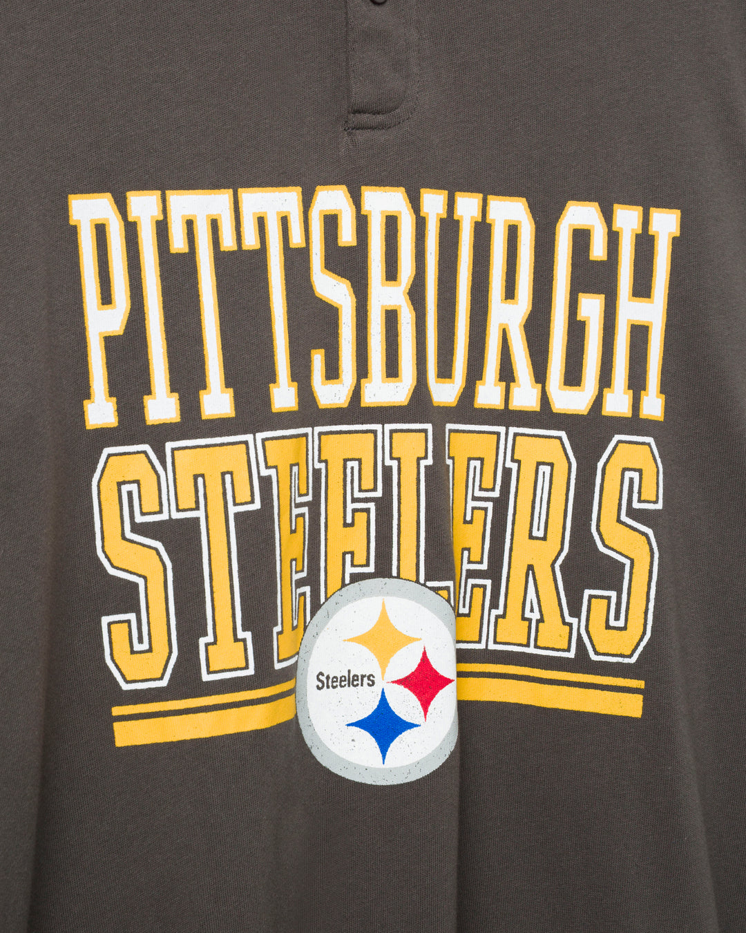 Pittsburgh Steelers Long Sleeve Henley