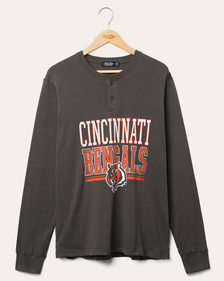 Cincinnati Bengals Long Sleeve Henley