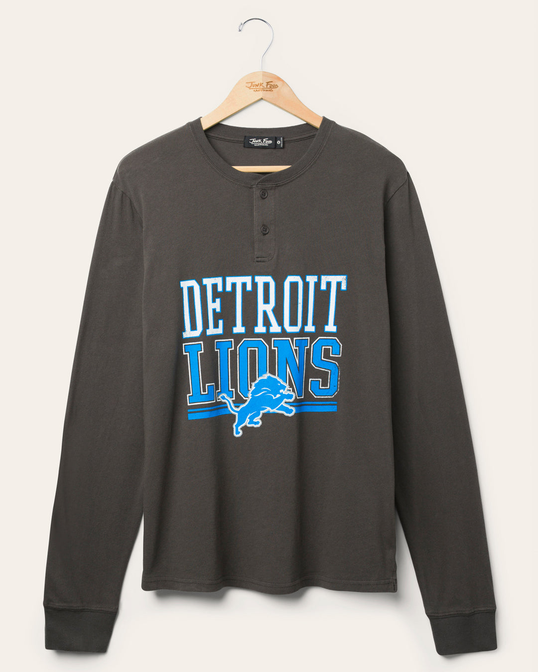 Detroit Lions Long Sleeve Henley
