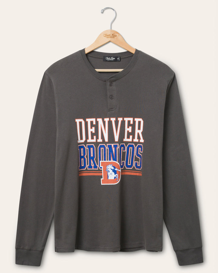 Denver Broncos Long Sleeve Henley