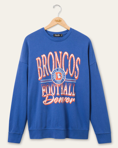 Denver Broncos Lateral Crew Fleece – Junk Food Clothing