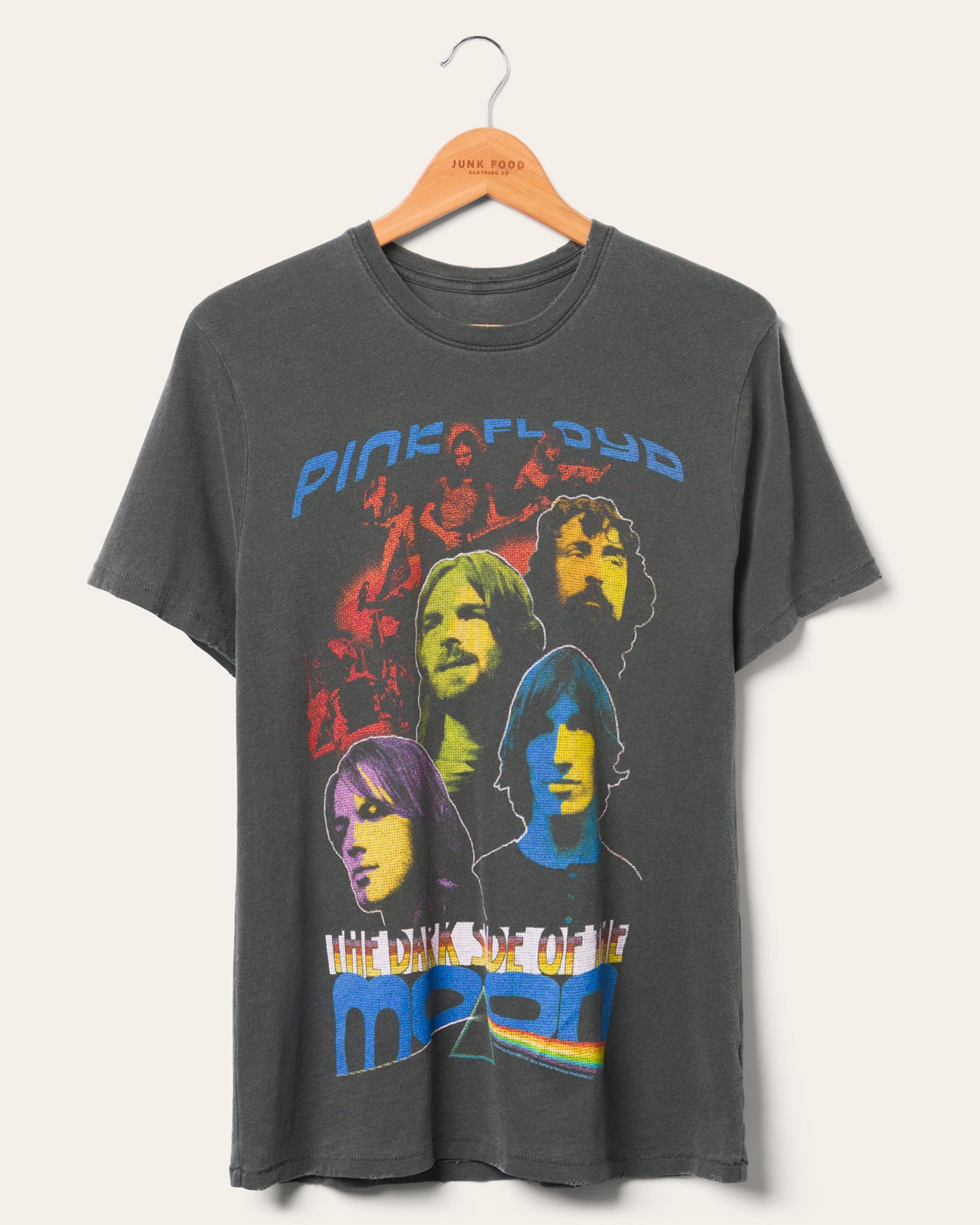 junk food clothing Dark Side Of The Moon Vintage Tee Vintage Black