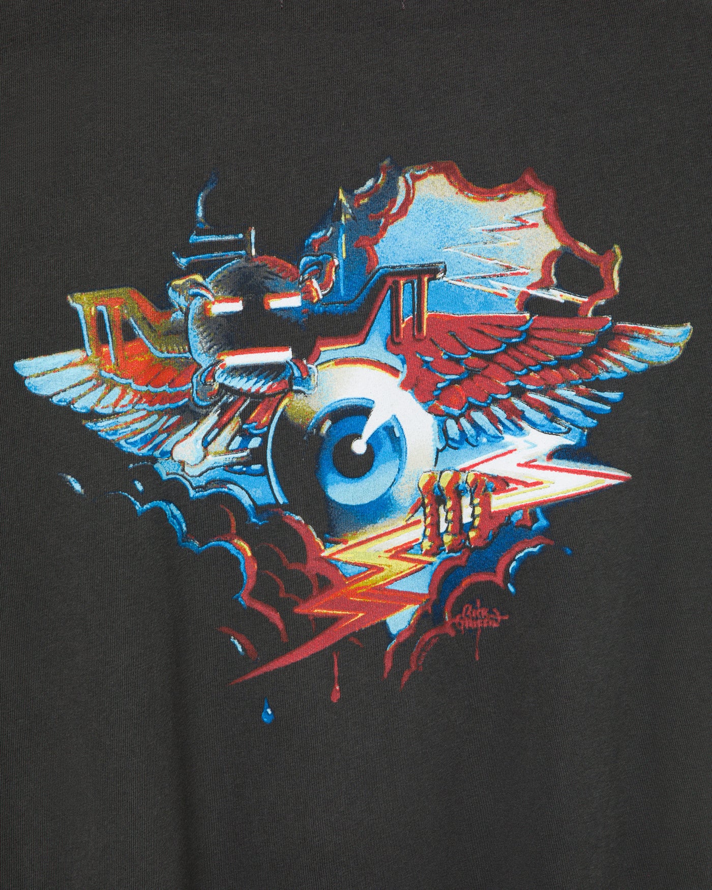 Rick Griffin Eye With Wings Vintage Tee – Junk Food Clothing