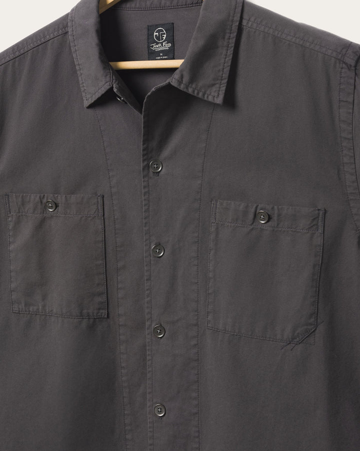 Unisex Washed Twill Work Shirt