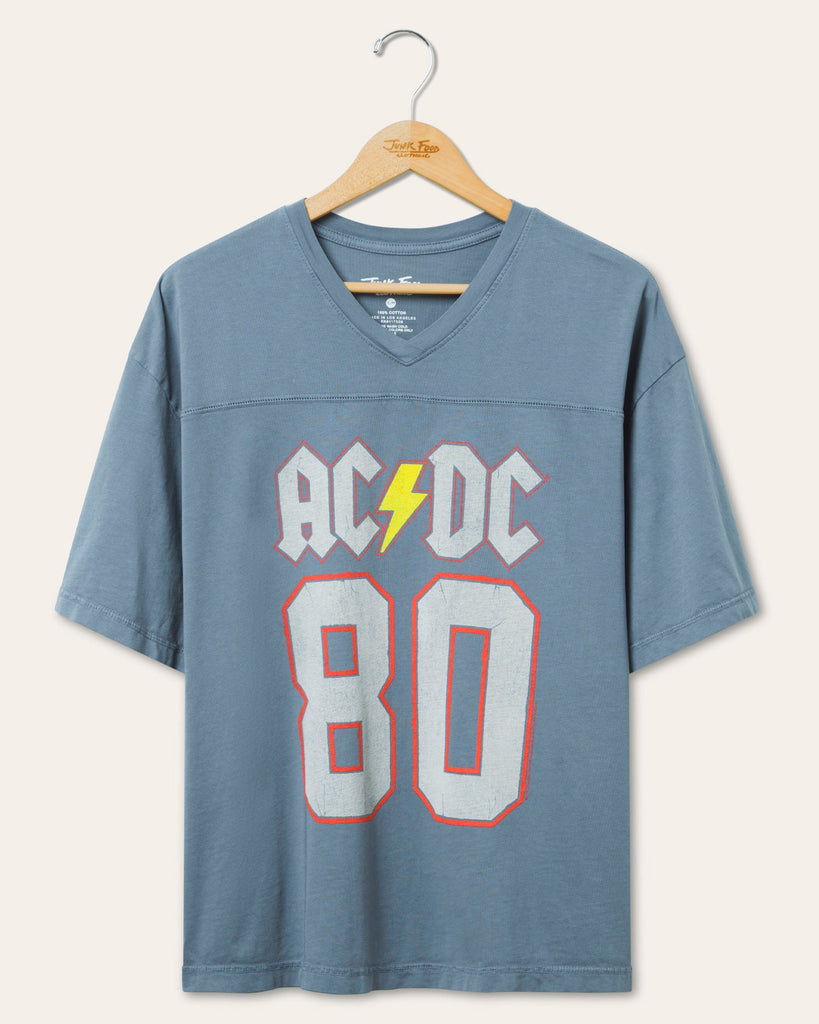 AC/DC Back in Black Tour '80 Hockey Tee – Junk Food Clothing