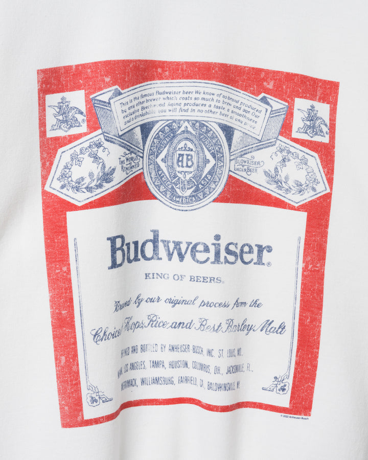 Budweiser Label Flea Market Fleece