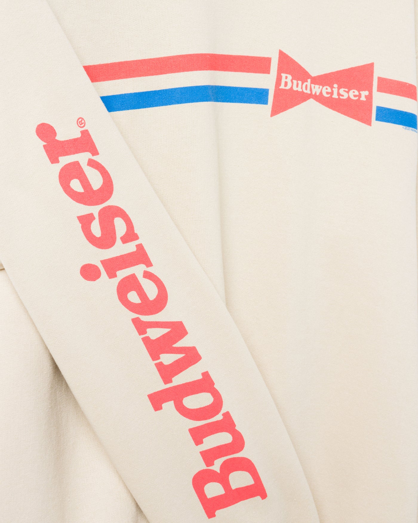 Budweiser Striped Flea Market Fleece – Junk Food Clothing