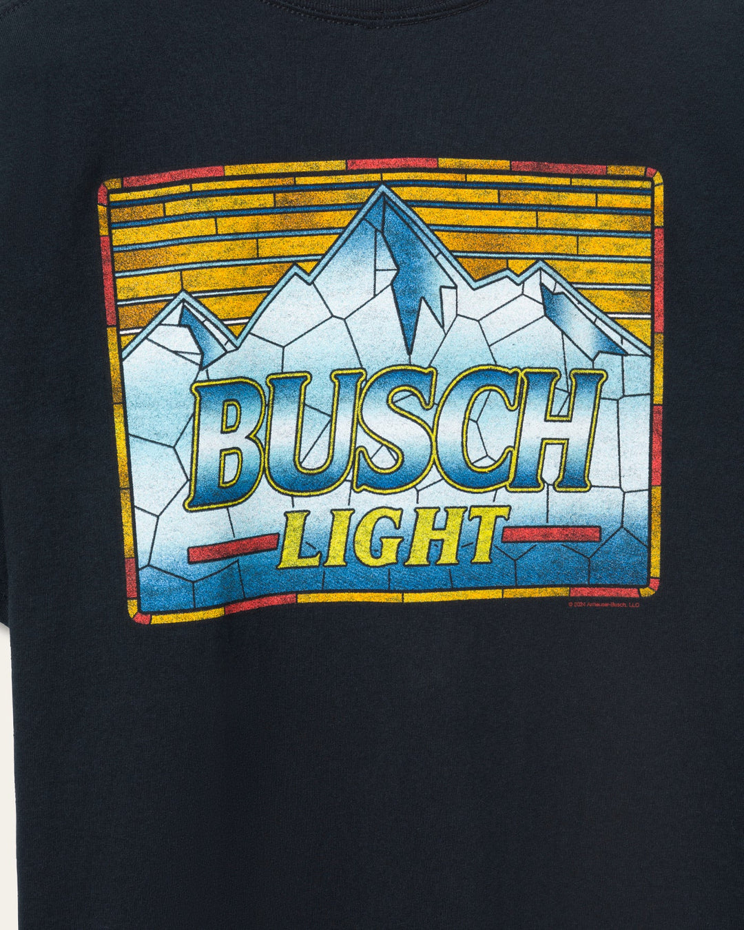 Busch Light Stain Glass Flea Market Tee