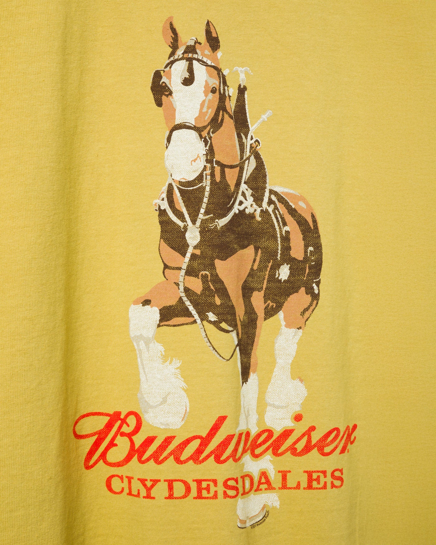 Budweiser Clydesdale Pose Flea Market Tee – Junk Food Clothing
