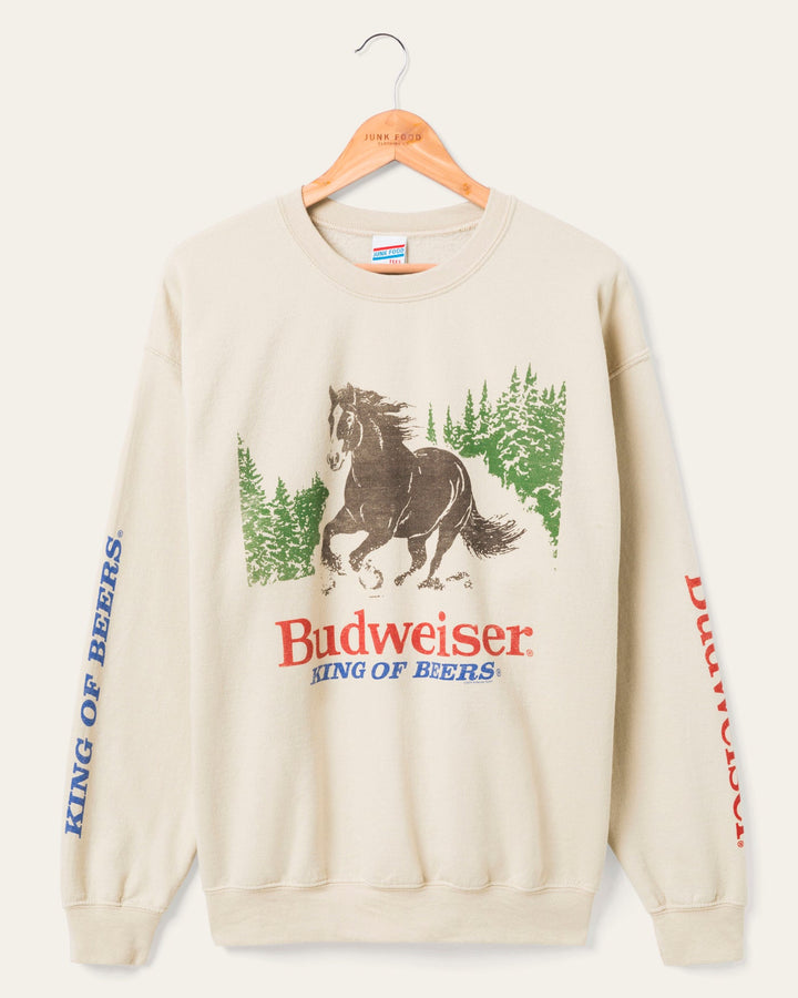 Budweiser Clydesdale King Of Beers Flea Market Fleece