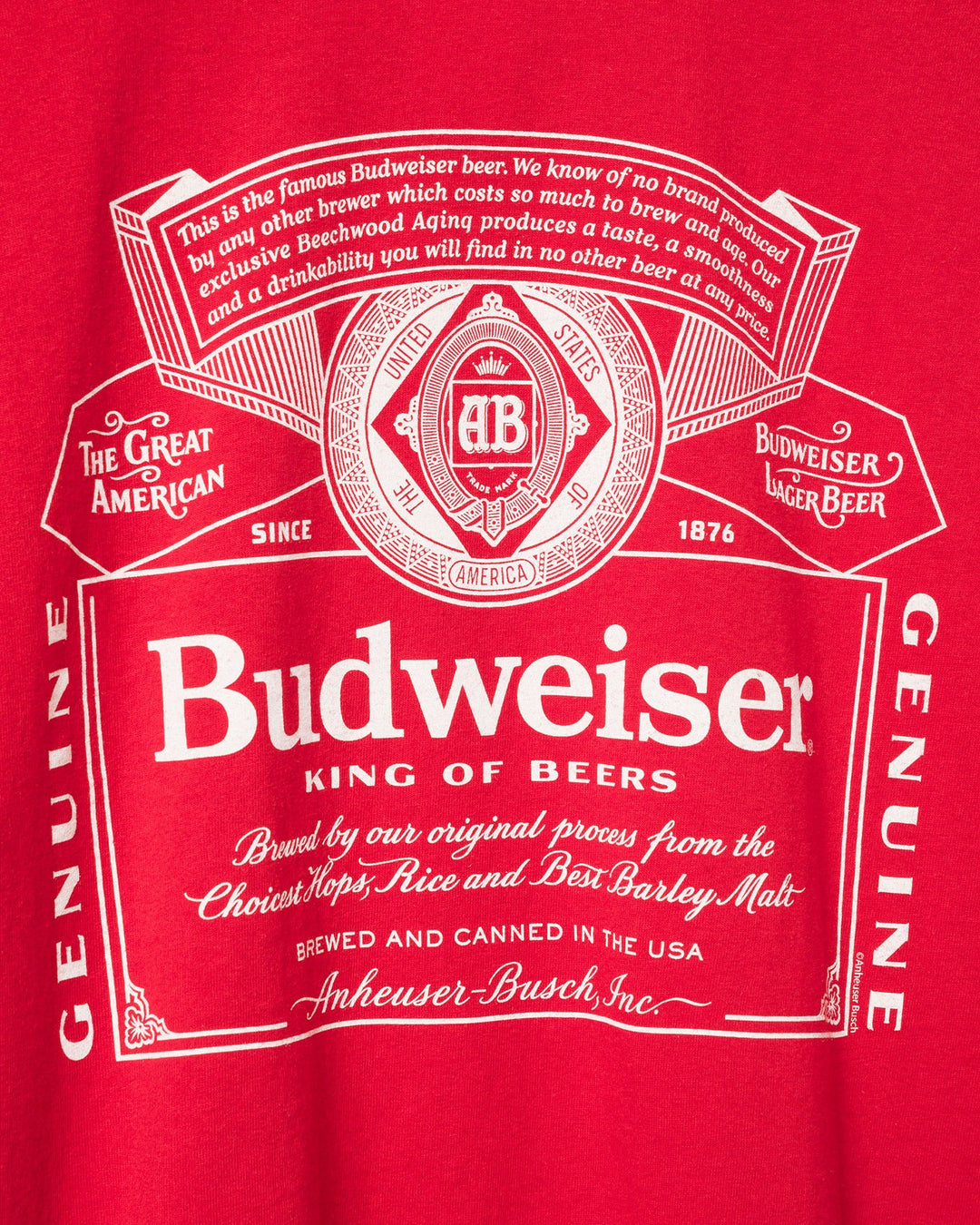 Budweiser Label Flea Market Tee