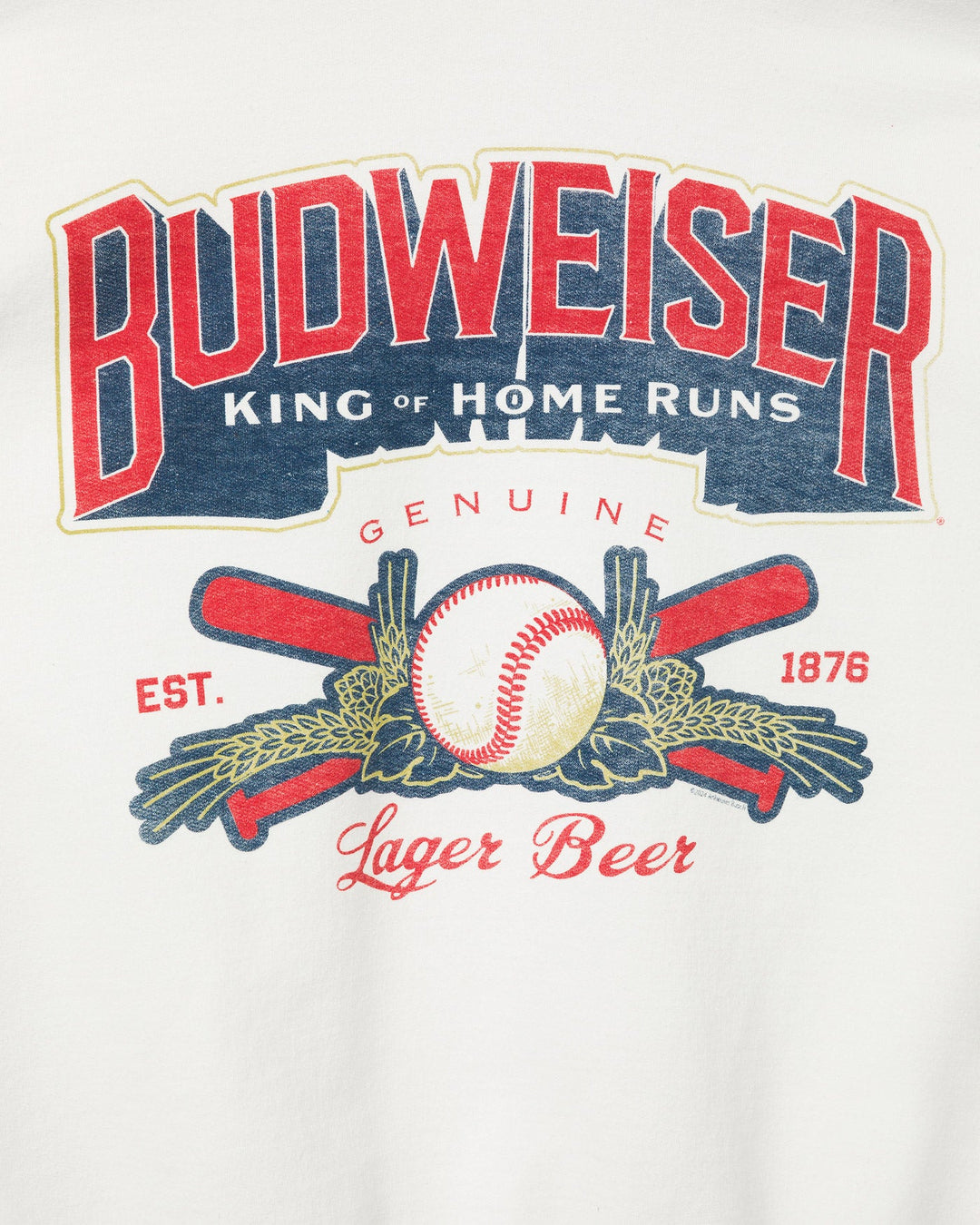 Budweiser King of Homeruns Flea Market Fleece