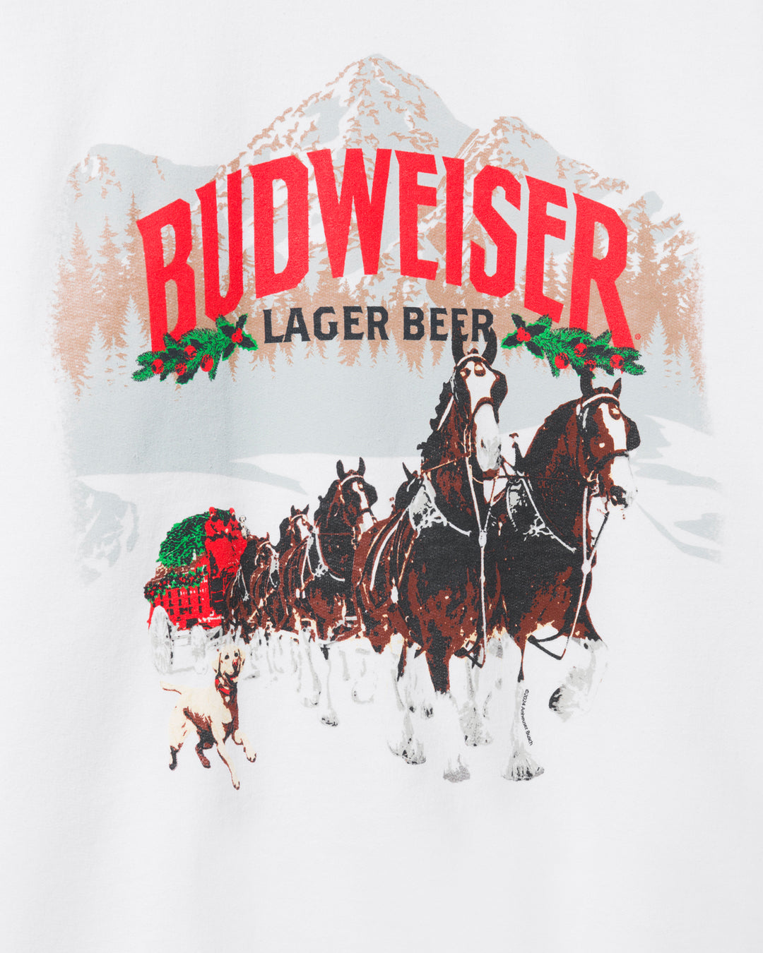 Budweiser Lager Beer Flea Market Fleece