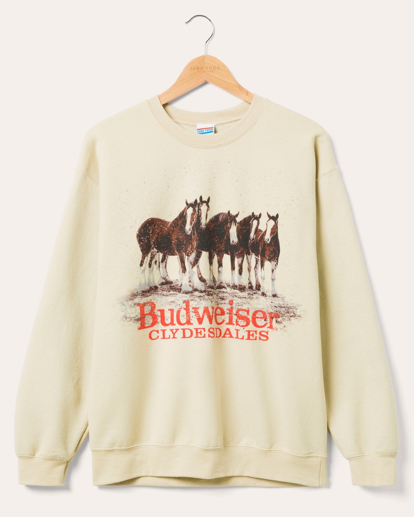 Budweiser Clydesdales Herd Flea Market Fleece – Junk Food Clothing