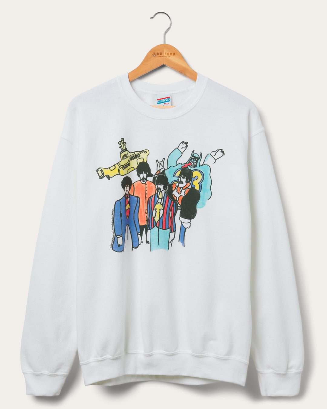 The Beatles Yellow Submarine Cartoon Flea Market Fleece