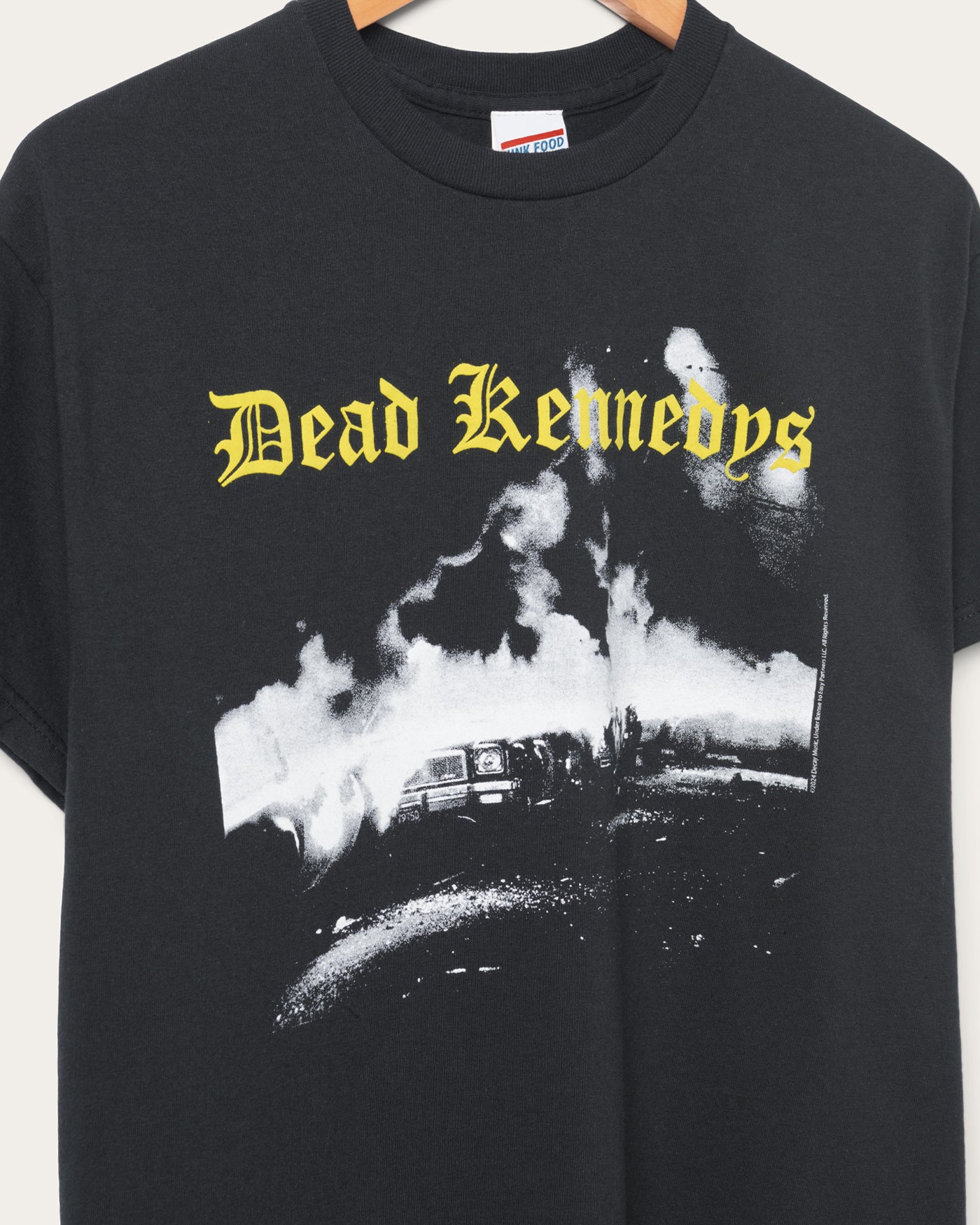 Dead Kennedys On Fire Flea Market Tee – Junk Food Clothing