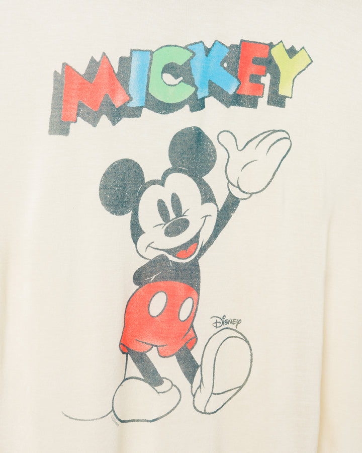 Women's Waving Mickey Vintage Tissue Tank