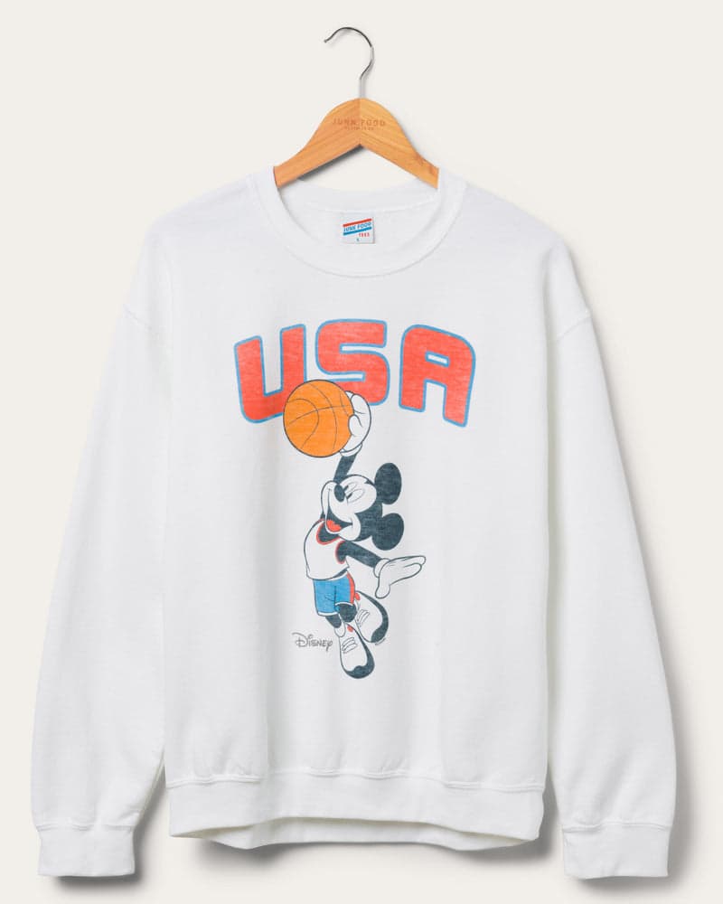 USA Mickey Basketball Flea Market Fleece