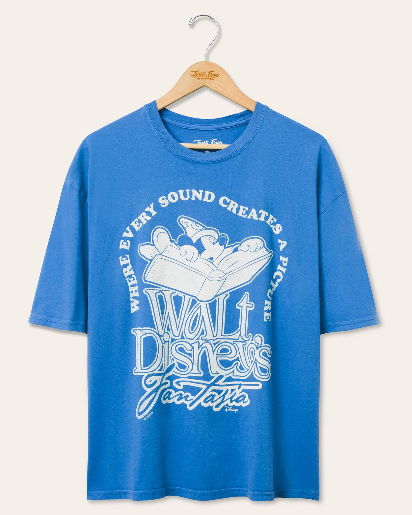 Fantasia Sound Creates a Picture Oversized Tee – Junk Food Clothing