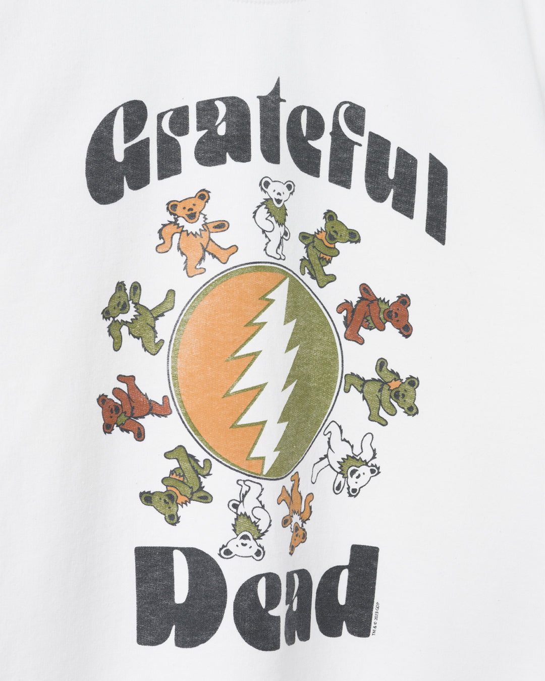 Grateful Dead Bear Ring Flea Market Crew Fleece