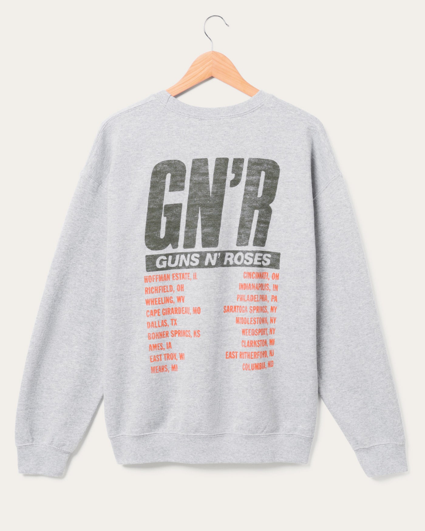 Guns N' Roses 1988 Tour Flea Market Fleece – Junk Food Clothing