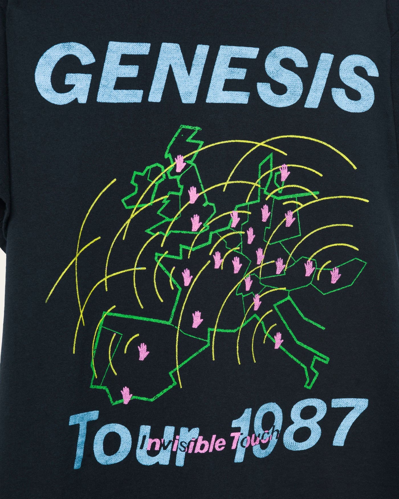 Genesis Invisible Touch Tour 1987 Flea Market Tee – Junk Food Clothing