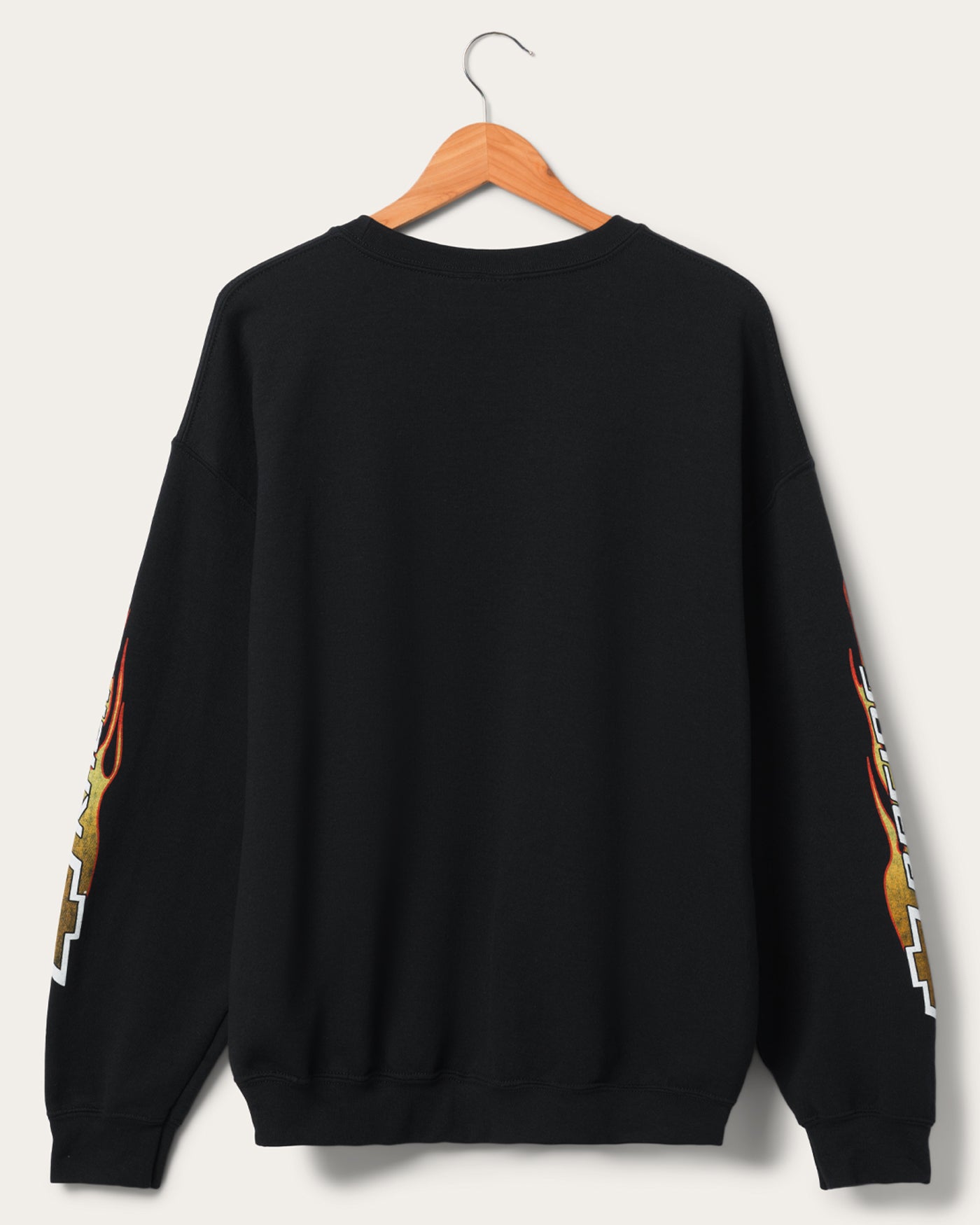 【CALEE】FLAME DRAGON LOGO CREW NECK SW FLAME DRAGON LOGO CREW NECK SW【CHARCOAL】｜CALEE｜MELTING