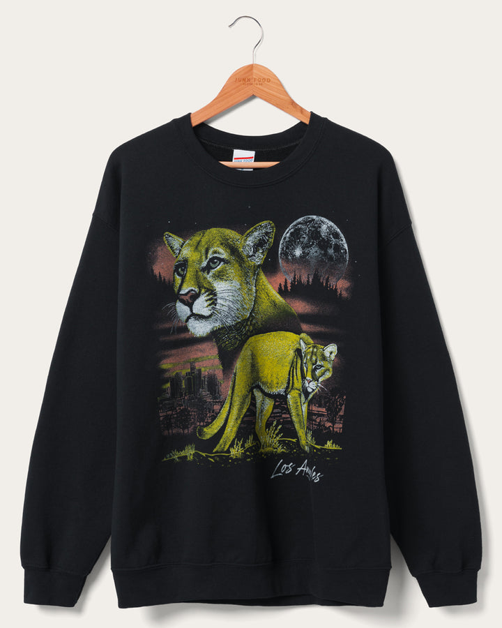 LA Mountain Lion Flea Market Crew Fleece