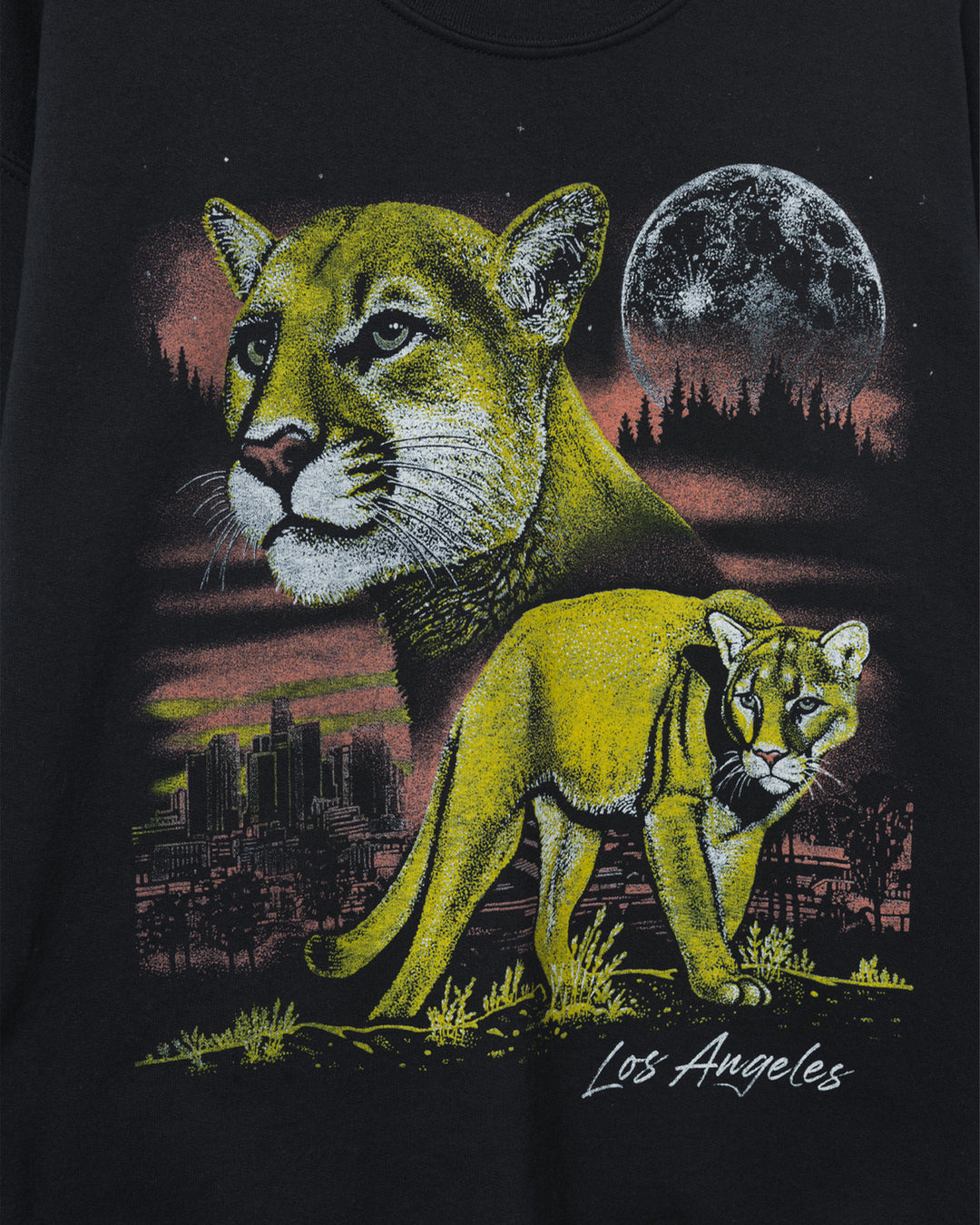LA Mountain Lion Flea Market Crew Fleece