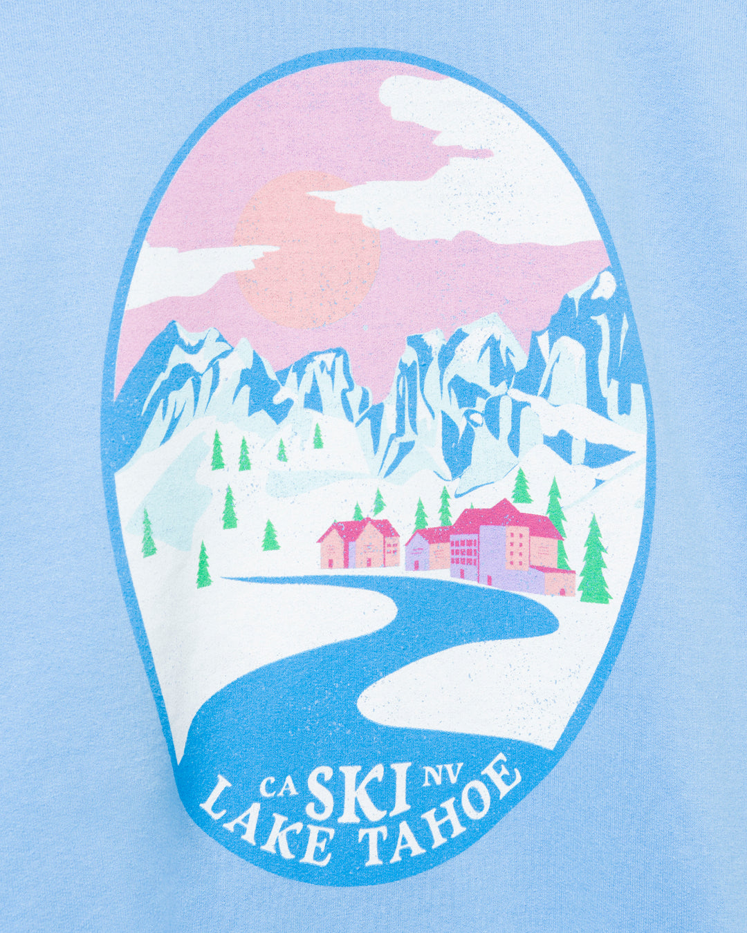 Ski Lake Tahoe Flea Market Fleece
