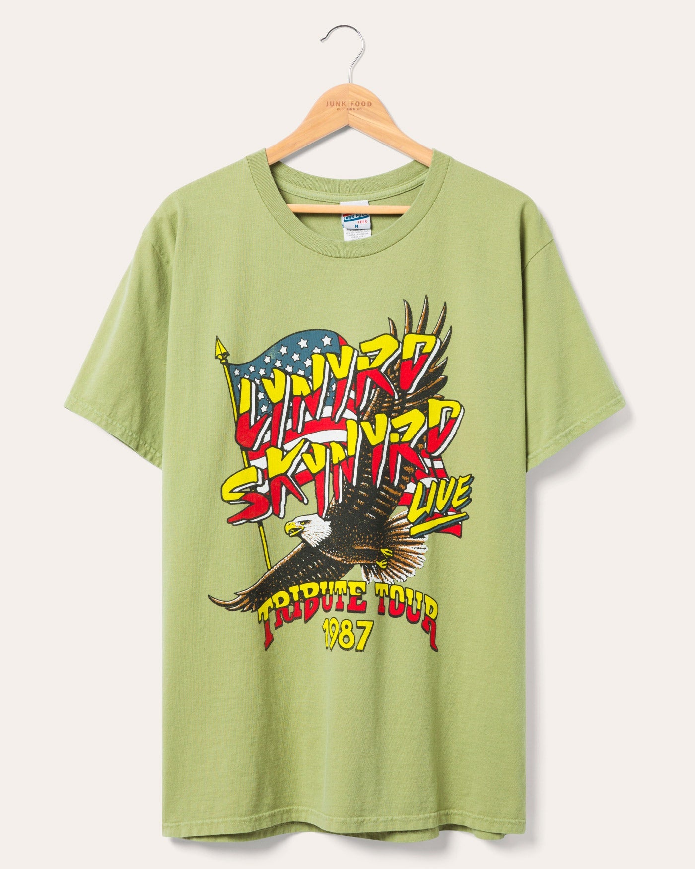 Lynyrd Skynyrd Tribute Tour 1987 Flea Market Tee – Junk Food Clothing