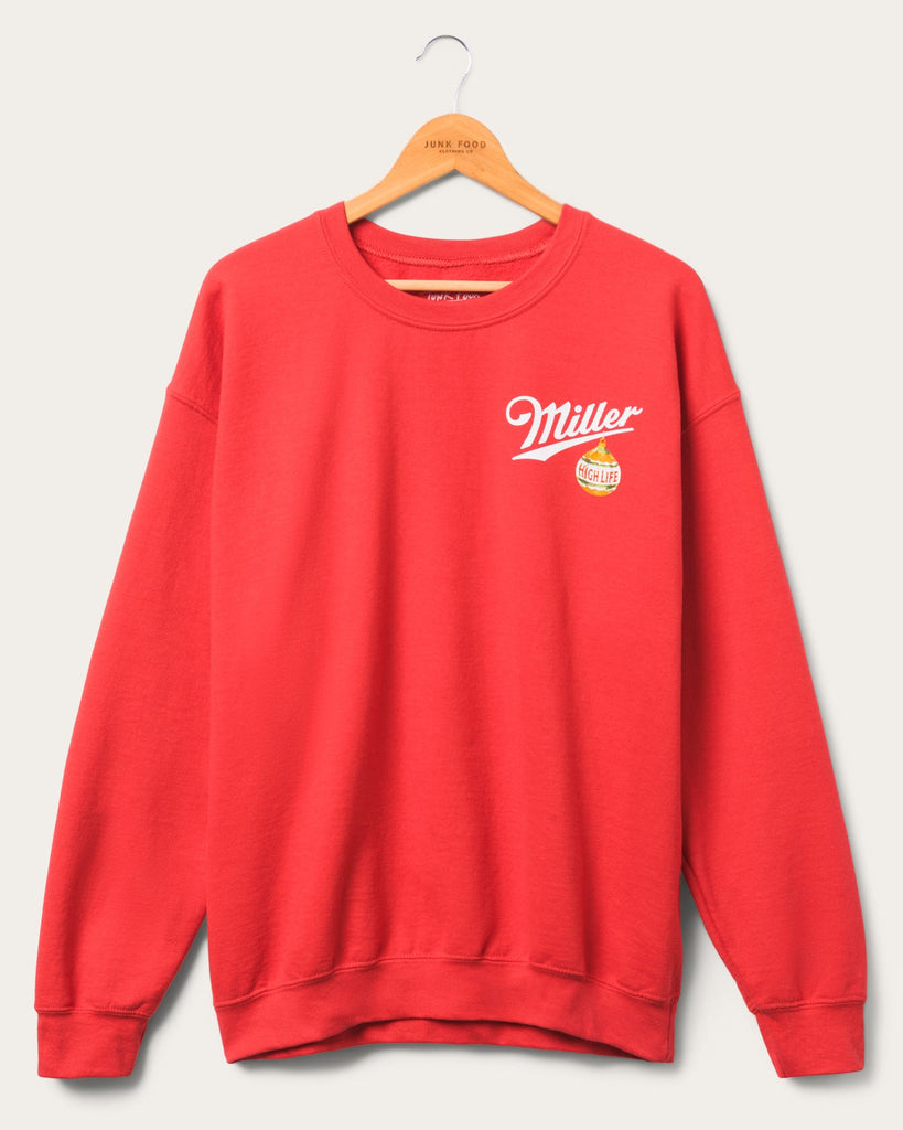 Miller High Life Holiday Cheer Flea Market Fleece – Junk Food Clothing