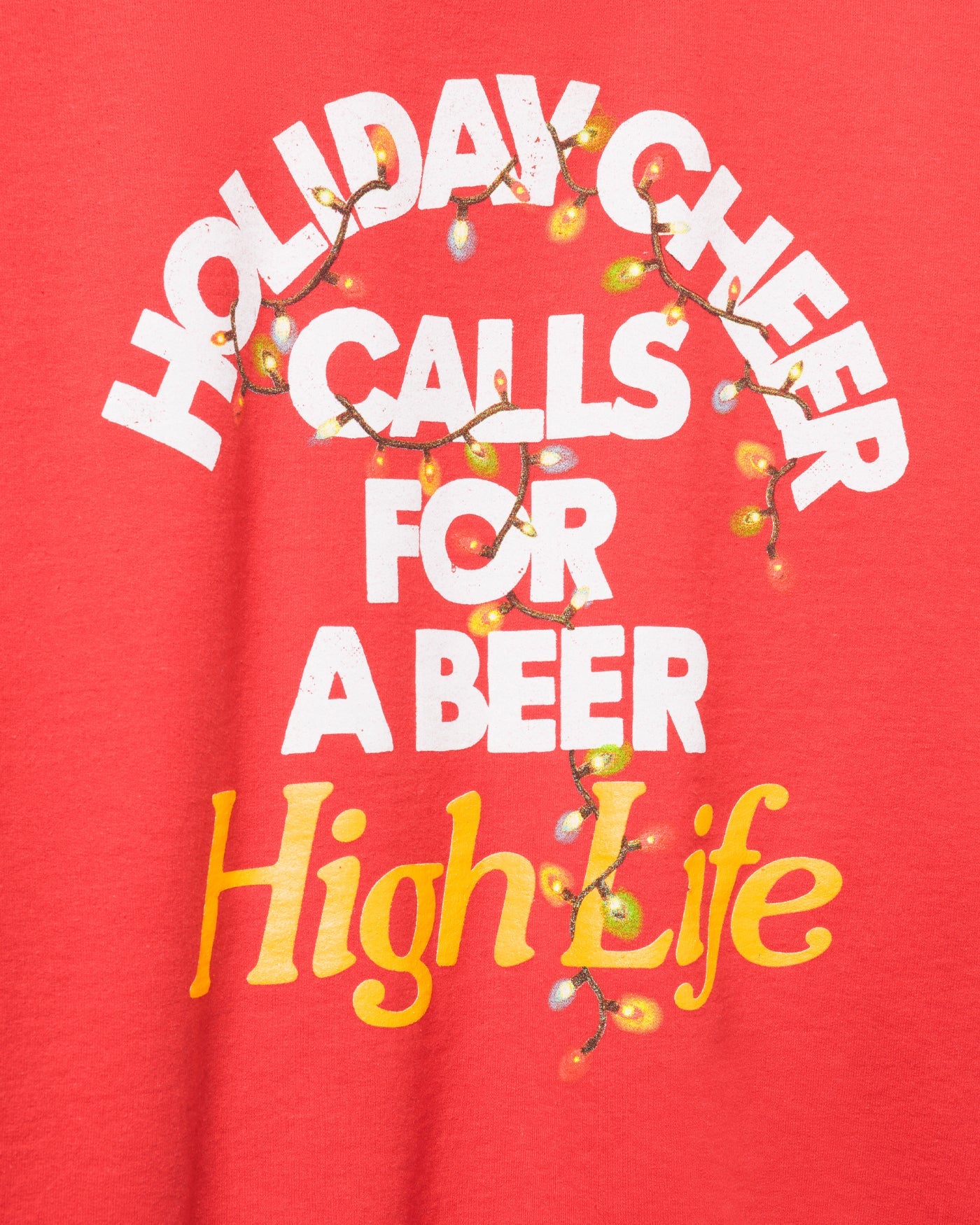 Miller High Life Holiday Cheer Flea Market Fleece – Junk Food Clothing