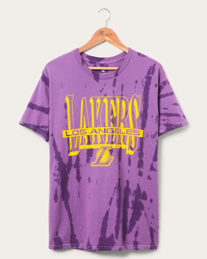 Lakers Tie Dye Short Sleeve Tee