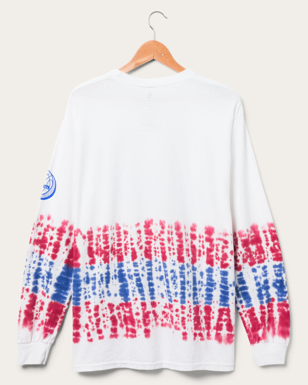 76ers Tie Dye Long Sleeve