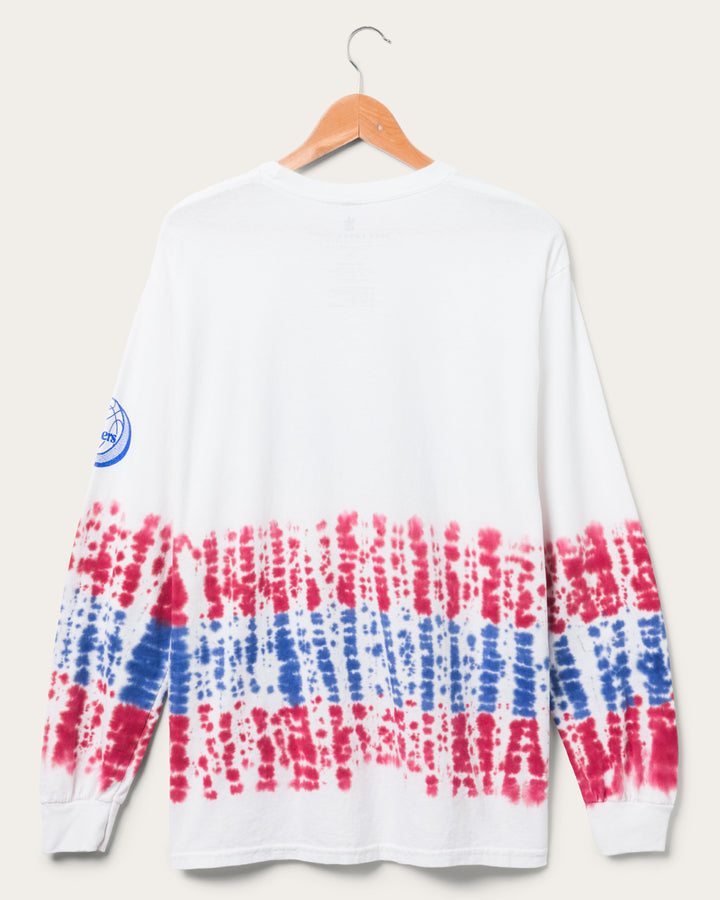 76ers Tie Dye Long Sleeve