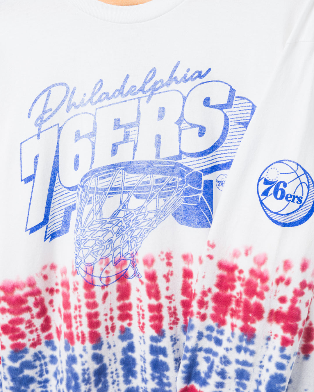 76ers Tie Dye Long Sleeve