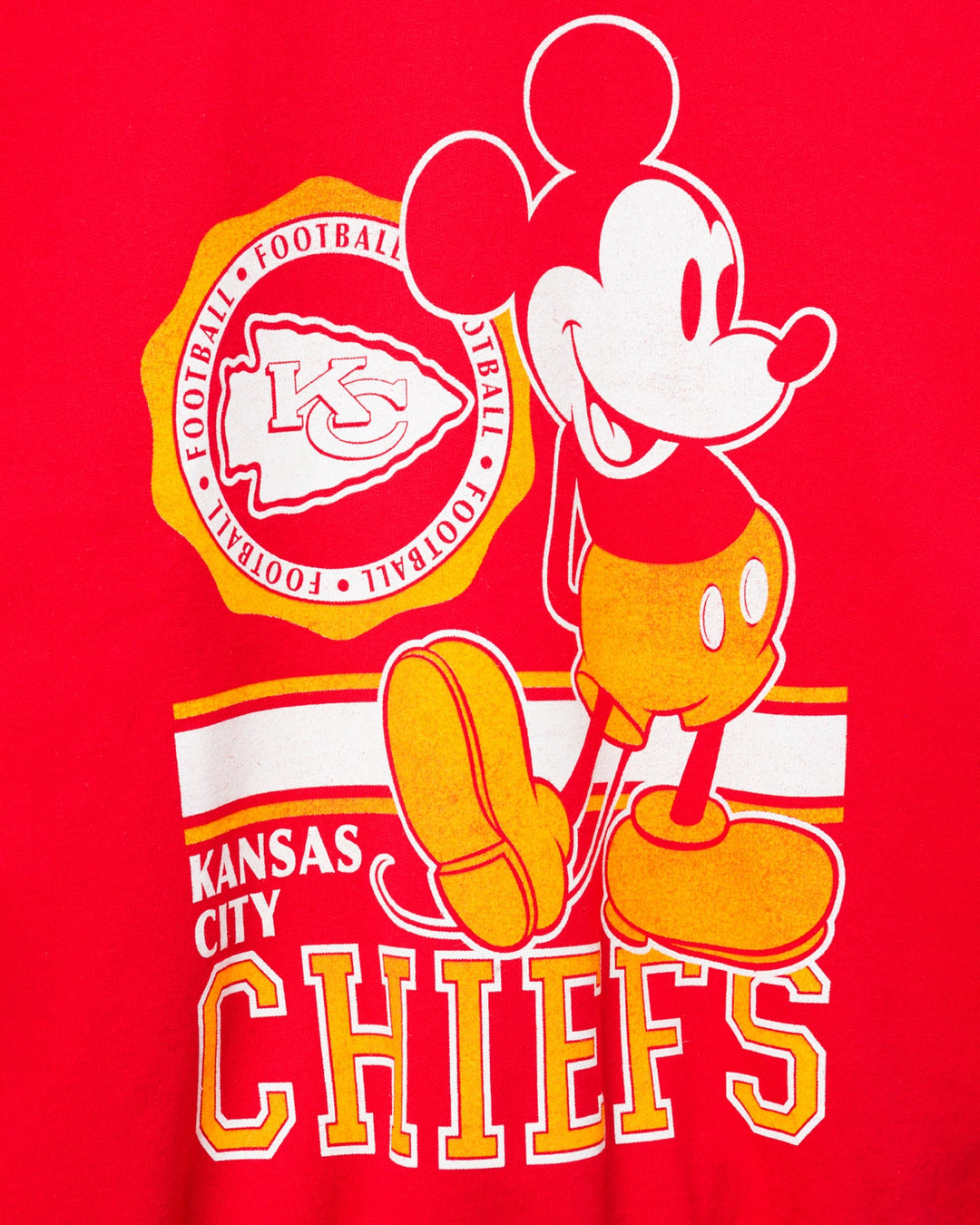 Kansas Crew Label Kansas City Chiefs Mickey Crew Fleece – Junk Food Clothing