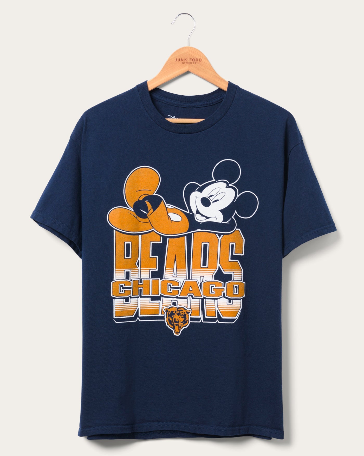 Chicago Bears Mickey Kick Back Tee – Junk Food Clothing