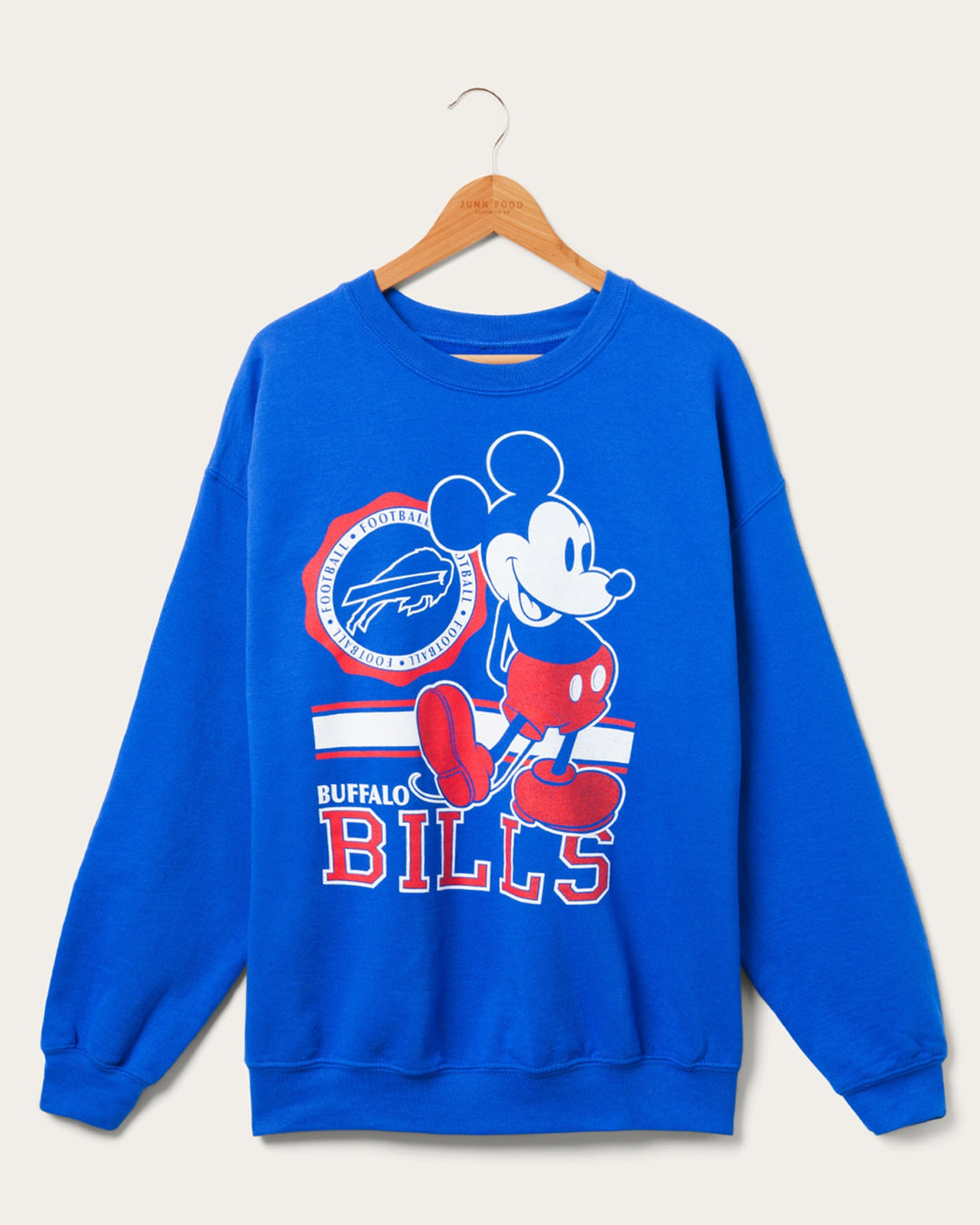 Buffalo Bills Mickey Crew Fleece – Junk Food Clothing