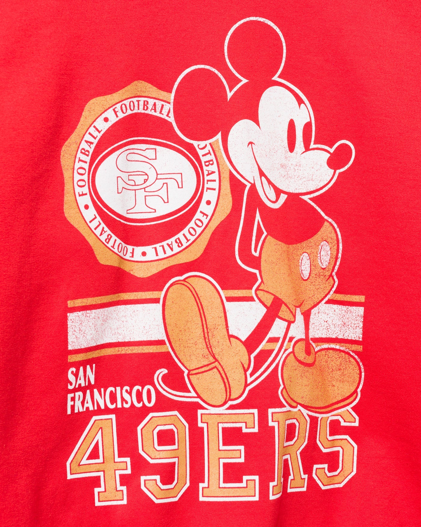 San Francisco 49ers Mickey Crew Fleece – Junk Food Clothing