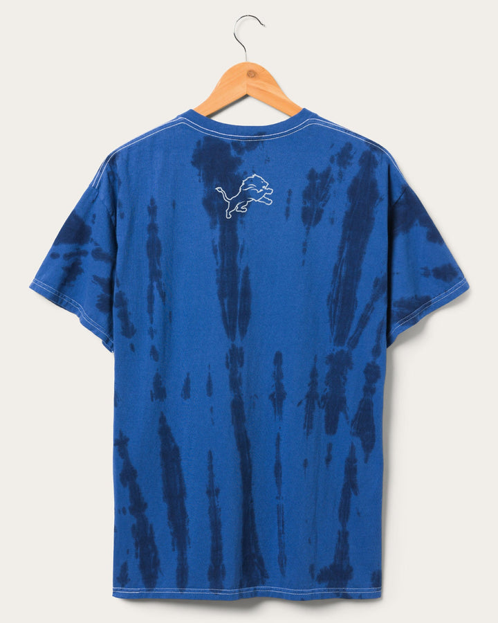 Detroit Lions Tie Dye Short Sleeve Tee